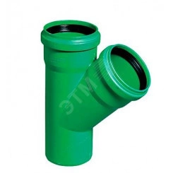 Тройник ливневой канализации 250/250х45 град.