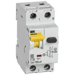 Выключатель автоматический дифференциального тока АВДТ32EM C32 100мА IEK