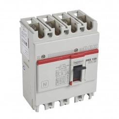 Выключатель автоматический DRX125 термомагнитный 63A 4П 36кА