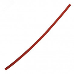 Термоусаживаемая трубка с клеевая 3,0 1,0 мм, красная, упаковка 10 шт. по 1 м