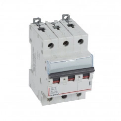 Выключатель автоматический трехполюсный 13А C DX3-E 6kA/6kА