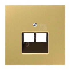 Накладка для 2-ой телефонной/компютерной розетки IAE/UAE (1 x 8-пол.) Серия LS990 Материал- металл Цвет- классическая латунь Накладка для 2-ой телефонной/компютерной розетки IAE/UAE (1 x 8-пол.) Серия LS990 Материал- металл Цвет- классическая латунь