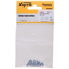 Гайка DIN1587 М4 колпачковая оцинкованная (8 шт)