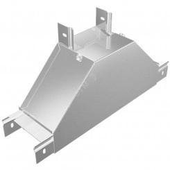 Т-отвод вертикальный 80х400 мм вверх c разворотом трассы на 90 гр. ПЛЮС HD