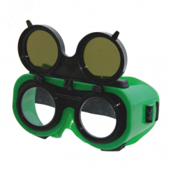 Очки защитные закрытые с непрямой вентиляцией ЗНД2 ADMIRAL (2.5) (защитные закрытые,зелёные (2,5), минеральное стекло, непрямая вентиляция, -5°C +55°C)