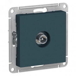 Розетка ATLASDESIGN TV проходная 4DB механизм изумруд Розетка ATLASDESIGN TV проходная 4DB механизм изумруд