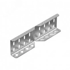 Соединитель боковой угловой к лоткам ПЛК высотой 60 мм, толщ. 1,5 мм, Сендзимир цинк Соединитель боковой угловой к лоткам ПЛК высотой 60 мм, толщ. 1,5 мм, Сендзимир цинк