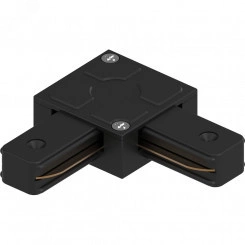 Коннектор угловой черный для шинопровода CAB1005 Коннектор угловой черный для шинопровода CAB1005