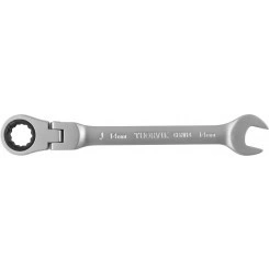 Ключ гаечный комбинированный трещоточный карданный, 14 мм