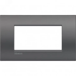 Livinglight. Рамка Air, итальянский стандарт 4 мод. Цвет ''Мокрый асфальт'' Livinglight. Рамка Air, итальянский стандарт 4 мод. Цвет ''Мокрый асфальт''