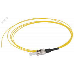 Шнур оптический коммутационный монтажный (Пигтеил  для одномодового кабеля (SM) 9/125 (OS2) FC/UPC LSZH 1,5метра
