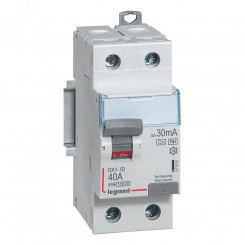 Выключатель дифференциального тока (УЗО) DX3 2П 40А Hpi 30мА