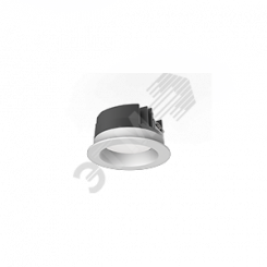 Светильник светодиодный DL-PRO круглый встраиваемый 103*58мм 10W 3000K IP65 диаметр монтажного отверстия 90мм