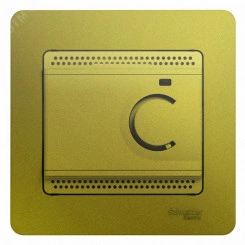 GLOSSA термостат электронный теплого пола с датч+5-+50°C10Aв сборе фисташковый