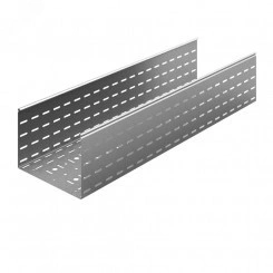 Универсальный лоток перфорированный 500х200х3000, толщ. 1,0 мм, Сендзимир цинк Универсальный лоток перфорированный 500х200х3000, толщ. 1,0 мм, Сендзимир цинк