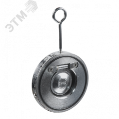 Клапан обратный стальной одностворчатый Ду 350 Ру16 межфланцевый, диск оцинкованная сталь