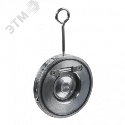 Клапан обратный стальной одностворчатый Ду 350 Ру16 межфланцевый, диск оцинкованная сталь