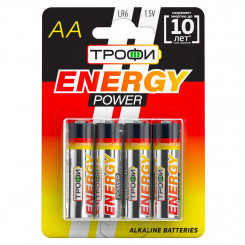Элемент питания Трофи LR6-4BL ENERGY POWER Alkaline (40/640/20480)