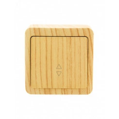 VIOLA Выключатель проходной белёный дуб (12шт/144шт)