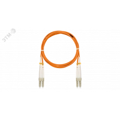 Шнур оптический соединительный MM 50/125 OM2 LC/UPC-LC/UPC двойной LSZH 2мм оранжевый 5м Шнур оптический соединительный MM 50/125 OM2 LC/UPC-LC/UPC двойной LSZH 2мм оранжевый 5м