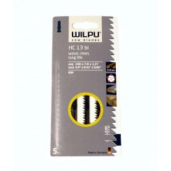 Пилка для лобзика HC 13  bi х5шт/уп для дерева до 40мм, плитах ДСП и пластмассы (чистый рез)