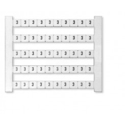 Маркировка горизонтальная  (5х5) чистая для Зажиманаборный двухэтажный мостиковый ЗН27-4Д25,уп.500шт