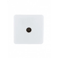 VIOLA Розетка ТВ оконечная белый (12шт/144шт)