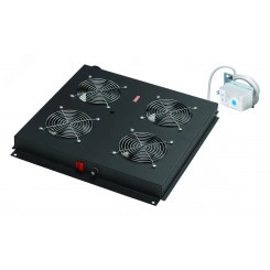 Модуль. Вент.4 модуля с мех.терм, шнуром пит. 1,8м, вилка Shuko, чер. DR-452411 DATAREX