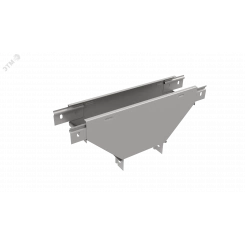 Т-ответвитель переходник 80х100-150 мм верт. c разворотом трассы на 90 гр. ПЛЮС (нижняя часть больше исходной)