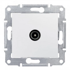 Sedna Розетка TV проходная 8dB в рамку белый Sedna Розетка TV проходная 8dB в рамку белый