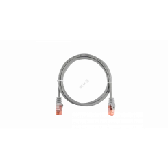 Шнур U/UTP 4 пары, Кат.6a, 2хRJ45/8P8C, T568B, 7х0,175мм, LSZH, серый, 1м Шнур U/UTP 4 пары, Кат.6a, 2хRJ45/8P8C, T568B, 7х0,175мм, LSZH, серый, 1м