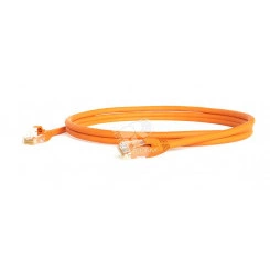 Патч-корд U/UTP категория 6 LSZH оранжевый (0.3м)
