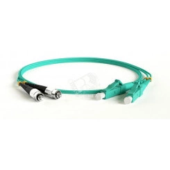 Патч-корд волоконно-оптический (шнур) MM 50/125(OM3) FC-LC duplex LSZH (2м)