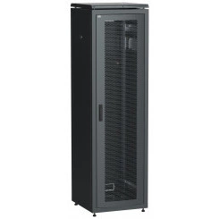 Шкаф сетевой 19дюйм ITK LINEA N 47U 600х800 мм перфорированная передняя дверь черный Шкаф сетевой 19дюйм ITK LINEA N 47U 600х800 мм перфорированная передняя дверь черный
