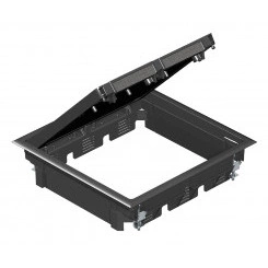 Лючок GES9 U (универсальный) 12xModul45 (полиамид, серый)