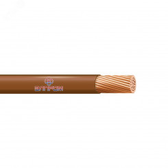 Провод силовой ПуГП нг(А)HF 1х0.5 коричневый(100м) ТРТС