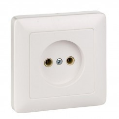 Розетка 1-м СП 1мод. Хит 10А IP20 250В без заземл. без защ. шторок бел. SchE RS10-132-B Розетка 1-м СП 1мод. Хит 10А IP20 250В без заземл. без защ. шторок бел. SchE RS10-132-B