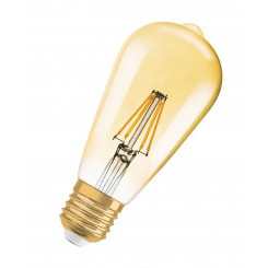 Лампа светодиодная LED 6,5W E27 Vintage 1906 дим,CL Edison,филамент(замена 55Вт)теплый,золотистая Osram