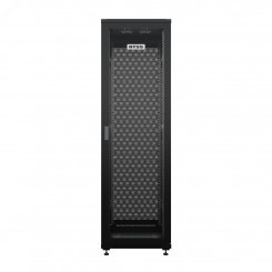Шкаф напольный универсальный серверный NTSS R 47U 800х800мм, 4 профиля 19, двери перфорированная и перфорированная, боковые стенки съемные, регулируемые опоры, разобранный, черный RAL 9005
