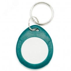 Брелок Temic IL-07Т, c кольцом. Зеленый + белый.