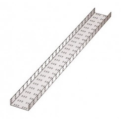 Лоток перфорированный ЛМ 100х25х2000 У3, окрашенный, S1,0