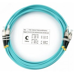 Шнур оптический duplex 7м FC-FC 50/125 mm OM3 LSZH FOP-50-FC-FC-7m Шнур оптический duplex 7м FC-FC 50/125 mm OM3 LSZH FOP-50-FC-FC-7m