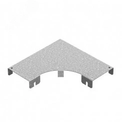 Крышка к углу горизонтальному 90 град. к лотку ПЛК 500, толщ. 1,2 мм, Сендзимир цинк Крышка к углу горизонтальному 90 град. к лотку ПЛК 500, толщ. 1,2 мм, Сендзимир цинк