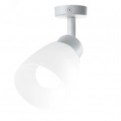 Светильник ДБО Е27 без лампы наклонный белый