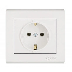 MANOLYA Розетка скрытая установка, с заземляющим контактом MANOLYA Розетка скрытая установка, с заземляющим контактом