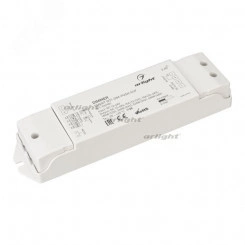 Диммер SMART-D21-DIM-PUSH-SUF (12-48, 1x15A, 2.4G) (ARL, IP20 Пластик, 5 лет)