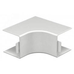 Крышка внутреннего угла кабельного канала WDK 60x60 мм (ПВХ, светло-серый) Крышка внутреннего угла кабельного канала WDK 60x60 мм (ПВХ, светло-серый)