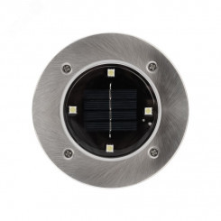 Светильник светодиодный Lamper Взлетные Огни LED с аккумулятором солнечной панелью IP65, холодное белое свечение 6500 К, монтаж в грунт