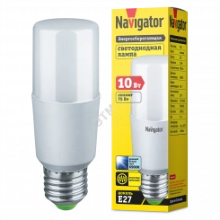 Лампа светодиодная LED 10вт Е27 дневной матовая цилиндр