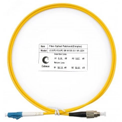 Шнур оптический simplex 1м LC-FC 9/125 sm LSZH FOP(s)-9-LC-FC-1m Шнур оптический simplex 1м LC-FC 9/125 sm LSZH FOP(s)-9-LC-FC-1m